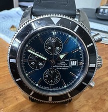 BREITLING SUPER OCEAN HERITAGE CHRONOGRAPH A13320 BLUE DIAI AUTO 46mm No Box