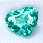 1.15 Ct Gorgeous Perfect Heart Cut 6.8 x 6 MM 100% Natural Blue Brazil Apatite