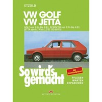 VW Golf 1 Typ 17 09.1974-08.1983 So Wird's Gemacht Reparaturanleitung Etzold