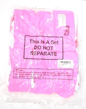 Chivao 12 piece Inflatable Stick Horses Cute Head Blow Up Balloons Pink Set