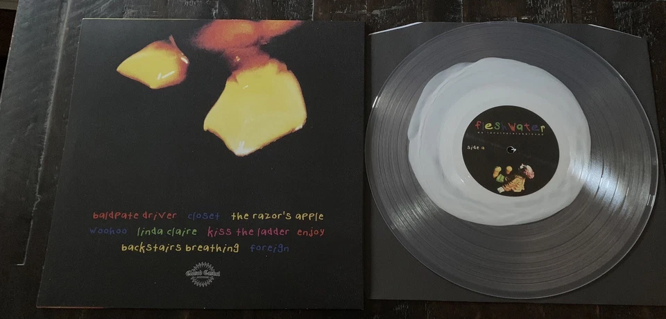 FLESHWATER We're Not Here To Be Loved LP Blob Vinyl w/ Poster-Team Sleep Whirr - Image 3 of 4