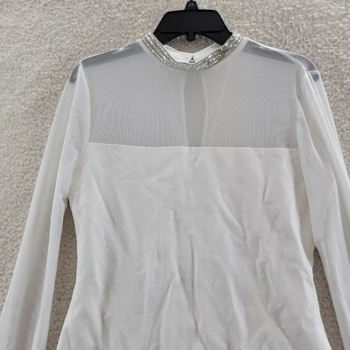 Bebe embellished mini dress sale