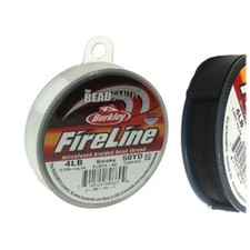 FireLine Braid Bead Thread Size B .005 50yd Smoke Gray 41447 Beadsmith
