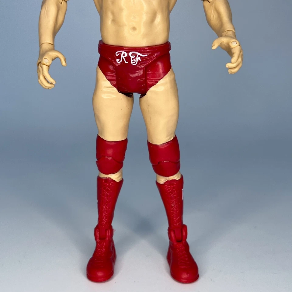 Figura WWE R-3 Tech RIC FLAIR WrestleMania X8 Jakks Pelo Negro Variante Error WWF Foto 3 de 4