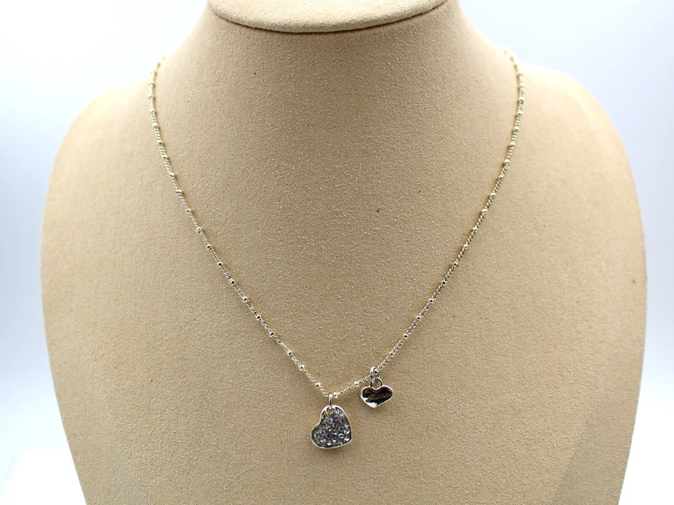 Collana Donna Guess Acciaio Ciondolo Cuore Zirconi Bianchi Love Jewelry Luxury - Immagine 3 di 3