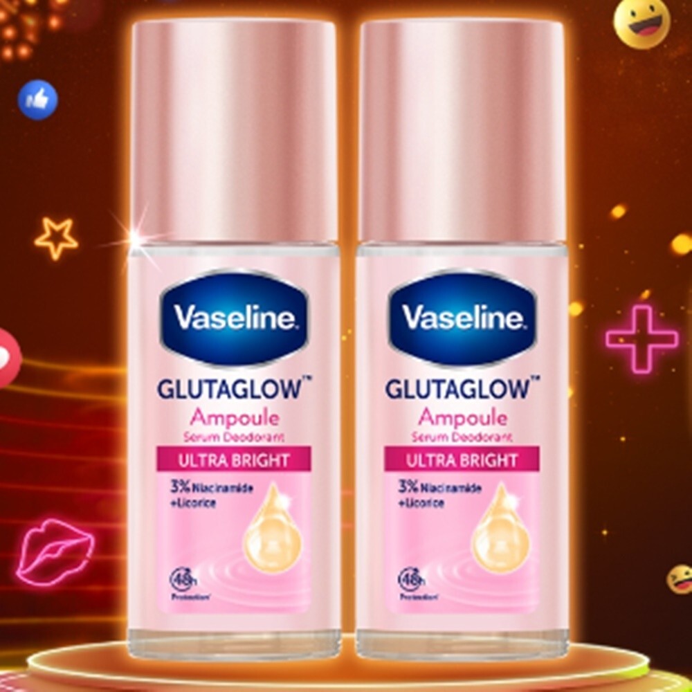 Gluta Serum Deodorant デオドラント Vaseline - Gluta Glow Ampoule “ DRY SERUM DEODORANT” 45ml