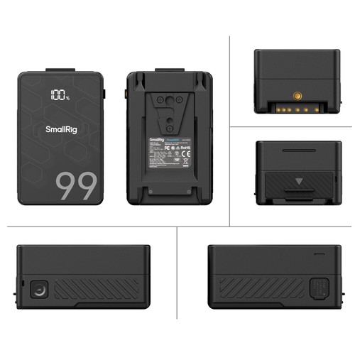 SmallRig V Mount Battery VB99 SE 99Wh / 6800mAh mini V-Mount Battery 4823 - Photo 6 sur 8
