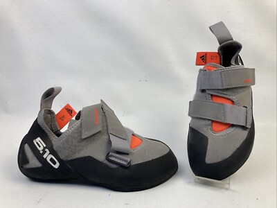 ADIDAS Five Ten Kirigami Hook & Loop Climbing Shoes Women's Sz 6 Grey EE8948 EUC