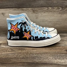 Converse Chuck 70 High Top Lakers Basketball Shoes Men’s Size 12.