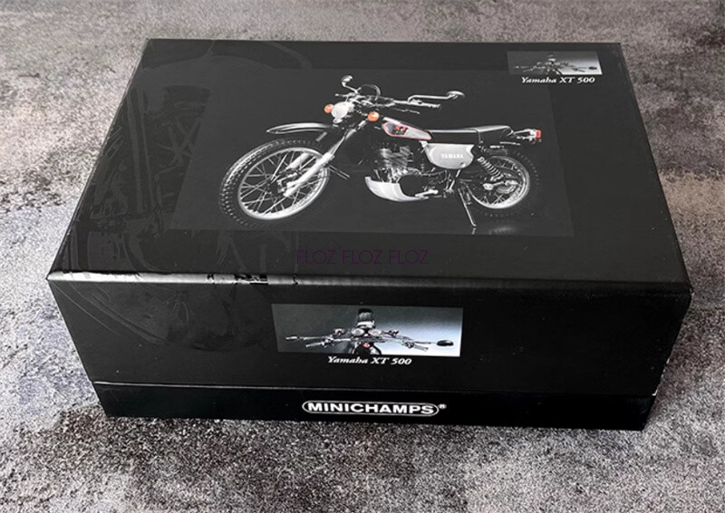 for Minichamps for Yamaha for XT 500 1986 motorcycle Black 1:12