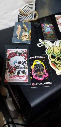 ED HARDY CLOTHING TAGS GREAT MAN CAVE OR ROM WALL ITEMS - Picture 12 of 15