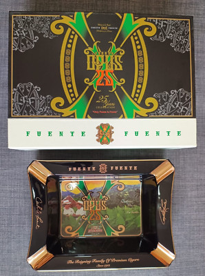 Arturo Fuente Opus X 25th Anniversary Black Limited Edition La Familia Ashtray