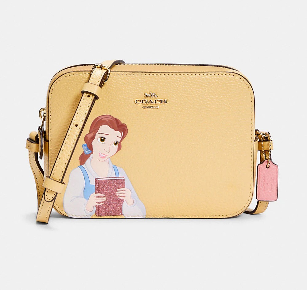 NWT Disney X Coach Mini Camera Bag With Belle C3404 | eBay