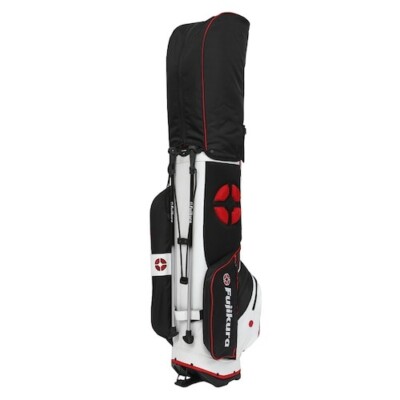 Fujikura Golf Carry Stand Bag 5-way Divider 3kg Black White 6