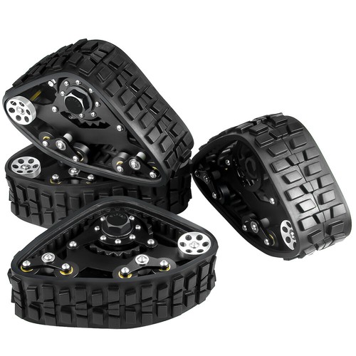 Snow Tracks Wheels For 1/10 RC Axial SCX10 TRX4 Offroad Crawler Car Wheel Hub - Picture 5 of 19