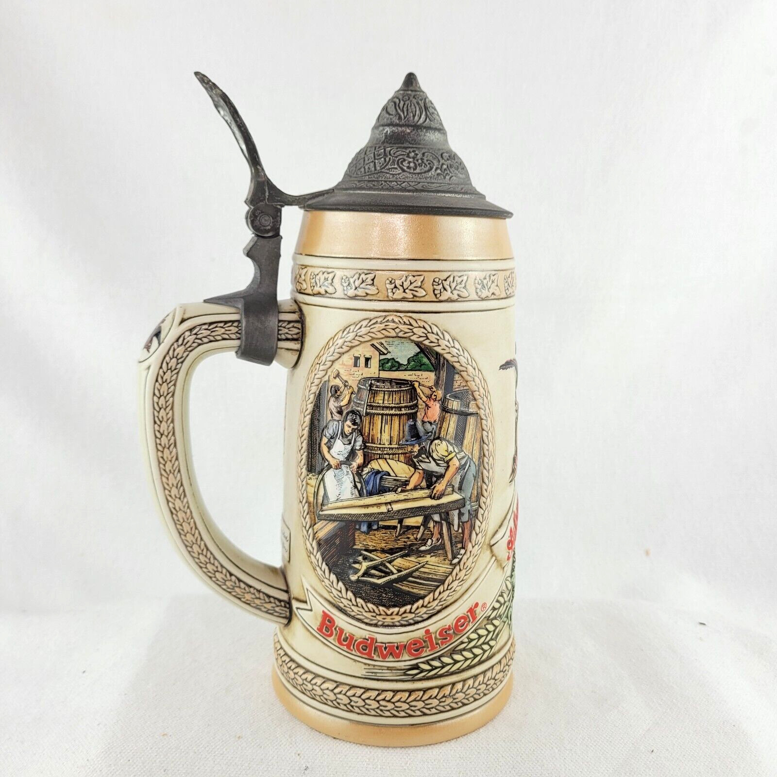 Vintage Anheuser Busch Budweiser Limited Edition "D” Series Beer Stein