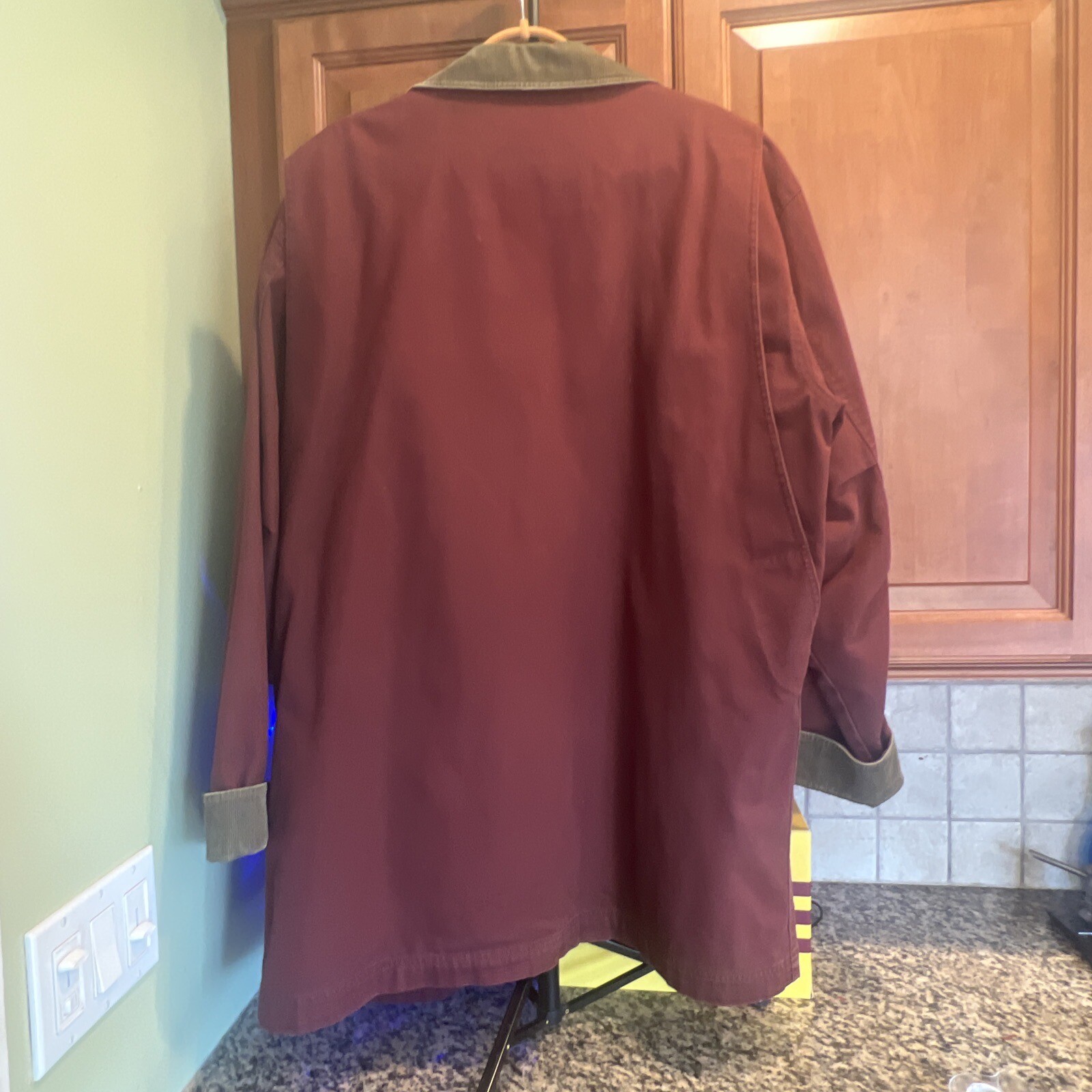 Vintage L.L Bean Men's Original Field Coat Cotton Lined Size XLT Red