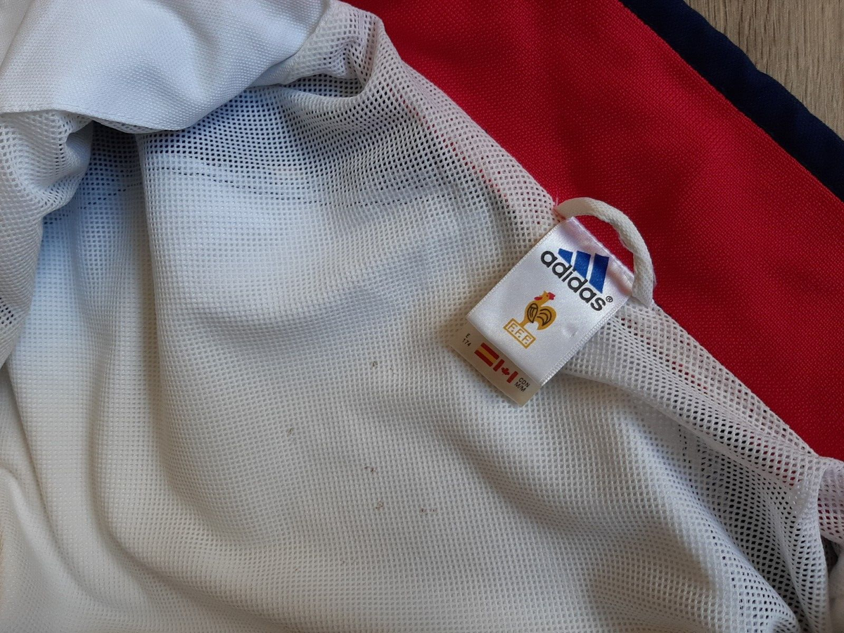 NATIONAL FRANCE ADIDAS 2000 FOOTBALL SUIT SOCCER S/M WINNERS NATIONAL FRANCE ADIDAS 2000 FOOTBALL SUIT SOCCER S/M WINNERS