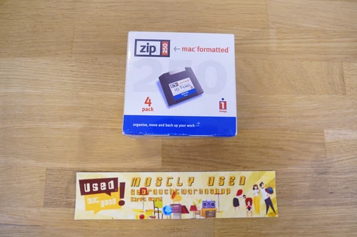 IOMEGA ZIP 250 Media 4-Pack - MAC formatted - SEALED | NOS