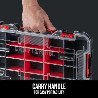 Craftsman VersaStack 9.84 in. X 2.73 in. Small Parts Bin Plastic