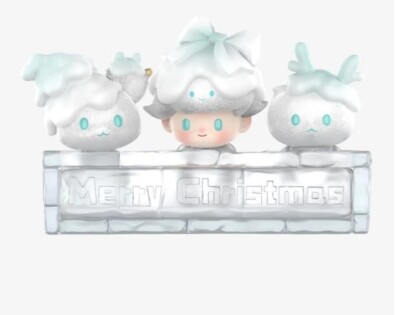 POPMART DIMOO Letters from Snowman シリーズ Pop Mart x Dimoo Letters From Snowman Series MERRY CHRISTMAS