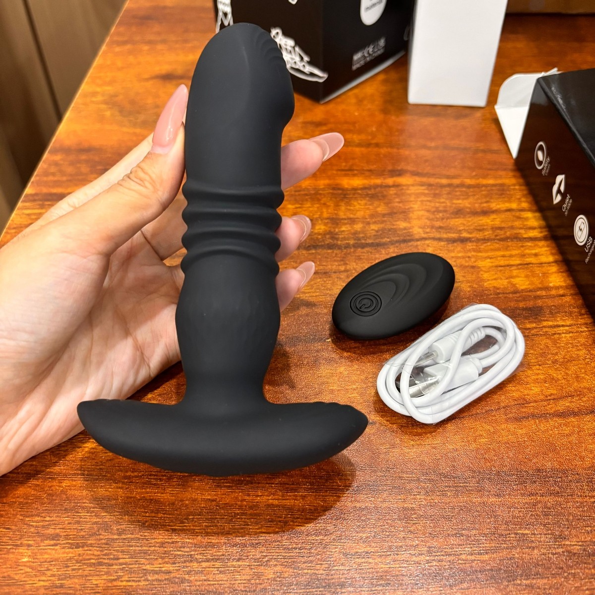 Remote Prosate Massager Thrusting Anal Butt Plug Vibrator Sex Toys for Men  Gay | eBay