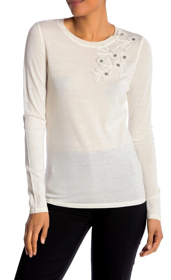 Suéteres para mujer blanca Elie Tahari