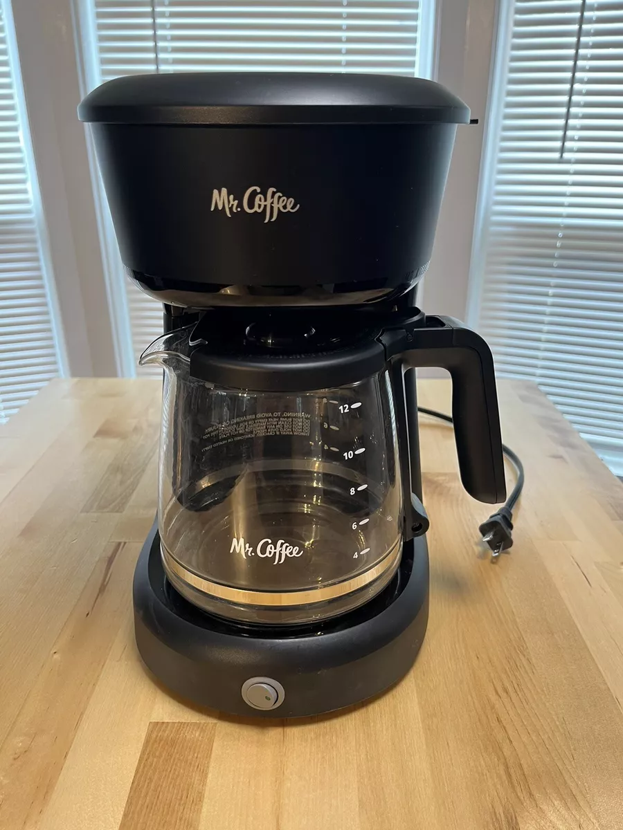 Mr. Coffee 12 Cup Coffee Maker Used Model BVMC-SC12BL1-2 NON