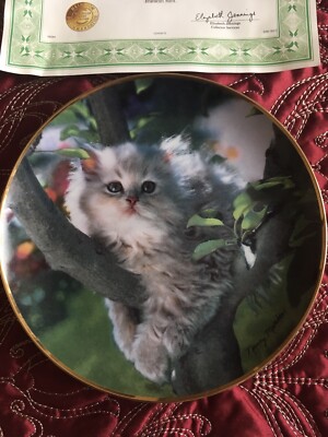 Franklin Mint Limited Edition Collector Plate Out On A Limb by Nancy Matthews
