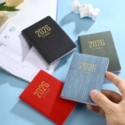 with Calendar Appointment Book Pocket Notebooks 2026 Agenda Book School Office