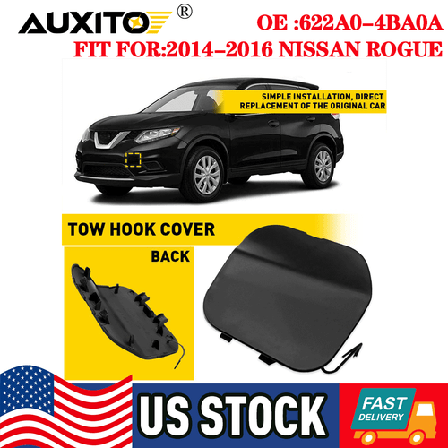For 20142016 Nissan Rogue Front Bumper Tow Hook Cover 2015 eBay