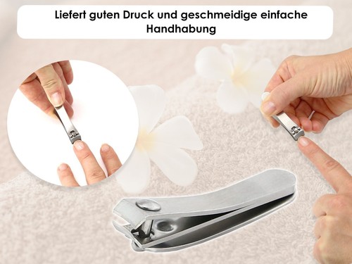 Nagelknipser Edelstahl 55mm STUDIO-QUALITÄT INOX - Bild 4 von 8