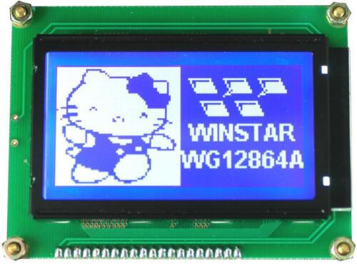 LCD Graphic Display Module, 128x64, White - WINSTAR - Picture 1 of 1