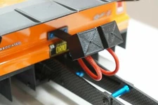 Scale RC Car Parachute Kit (NON-OP) Black/Aluminum Team Associated DR10 NPRC