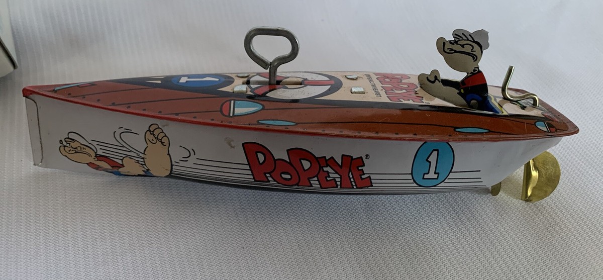 希少 ポパイ TIN SPEEDBOAT ボート ブリキ Yahoo!オークション - POPEYE TIN SPEEDBOAT ポパイ ブリキ