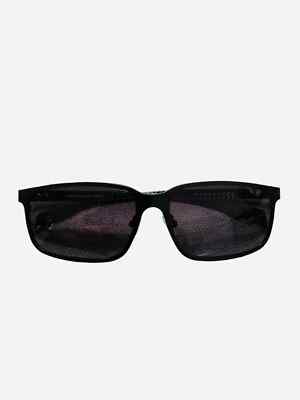 Sleek Black Square Sunglasses with Dark Lenses Amazon.com: Matte Black Thick Square Frame Sunglasses for  main image 4