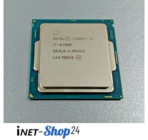 Intel Core i7-6700K CPU - 4.0GHz - Socket 1151 - Skylake SR2L0 - Picture 1 of 1