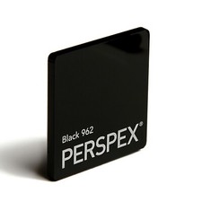 Perspex® Black 962 Cast Acrylic Plastic Sheet Panel / Multi-packs / A5 A4 A3