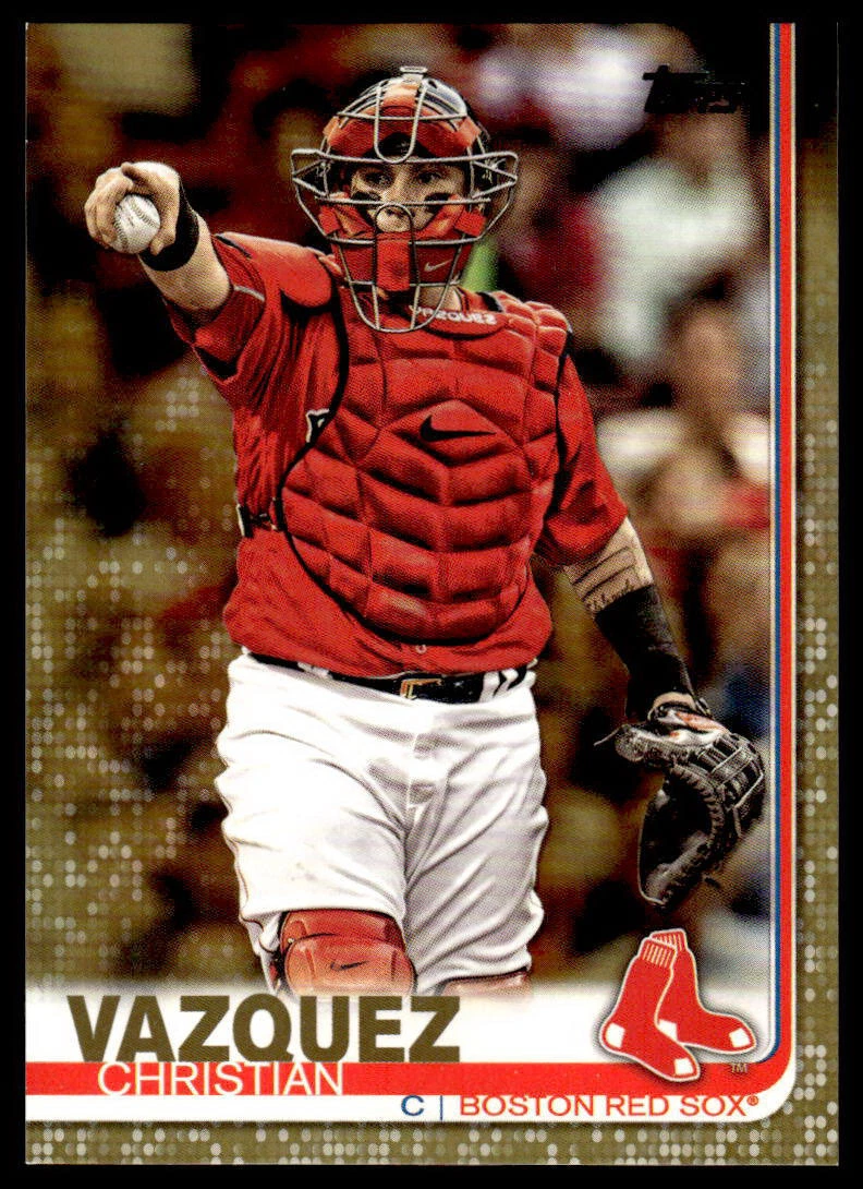 Christian Vazquez trading card