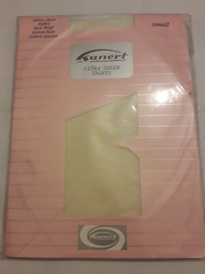 Kunert Ultra Sheer BLOND Tights Size Small FREE P&P