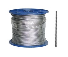 Drahtseil Stahlseil verzinktes Seil Draht 1x19 6x7 6x19 ab 2mm bis 8mm 7 Größen
