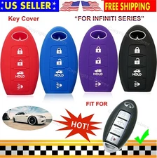 Silicone Case Keyless Entry Fob Remote Cover for Infiniti Q50 Q60 QX60 QX80 Key