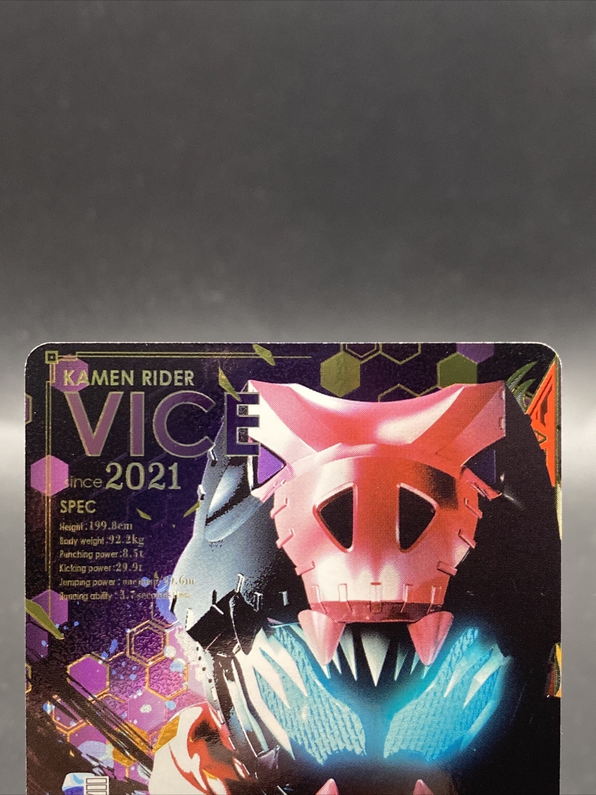 Kamen Rider Vice Rex Genome Kamen Rider Ganbarizing CP Holo BANDAI RM3-054