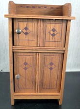 Antique c.1900 German Wood CABINET 1:12 Dollhouse Miniature