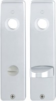 Kurzschildpaar 202KP/AP Aluminium F1 Sk/Ol Hoppe