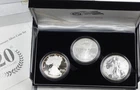 2006 $1 American Silver Eagle 3-Coin 20th Anniversary Set Box + COA C4426