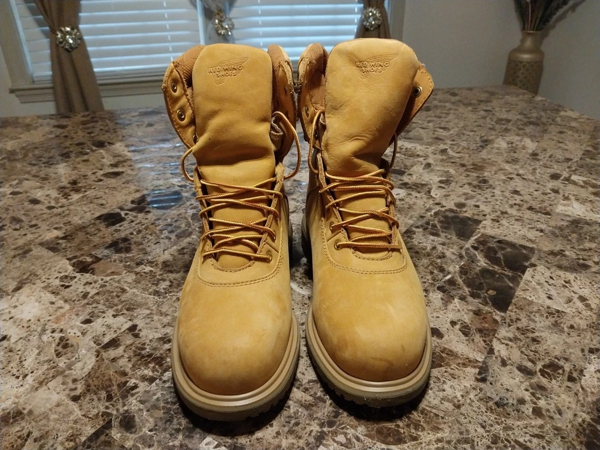 Red Wing Shoes Beige Boots with Upper Leather for Men for Sale 