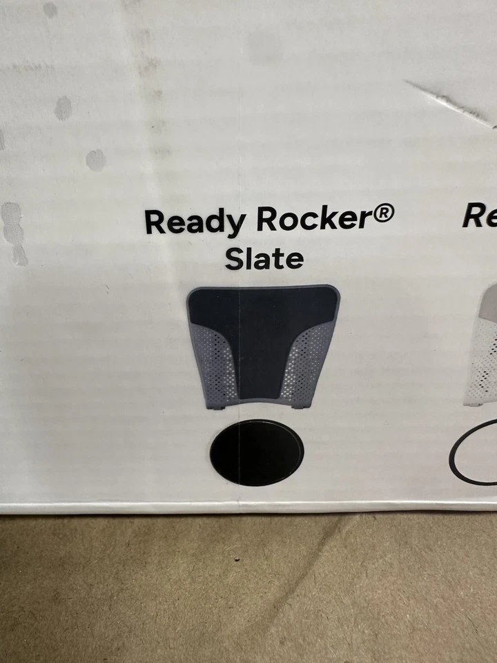 Dispositivo mecedor de asiento con soporte lumbar basculante listo gris aluminio/espuma y cubierta Foto 4 de 4