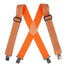 KUNN Safety Reflective Suspender Safety High Visibility Men Work Suspender,Or...