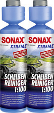 2x SONAX 02711410  XTREME ScheibenReiniger Konzentrat 1:100 NanoPro 250 ml
